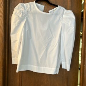 joie white 100% cotton blouse
